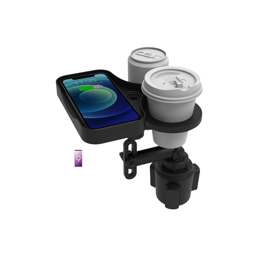 Car Cup Holder with Wireless Charger