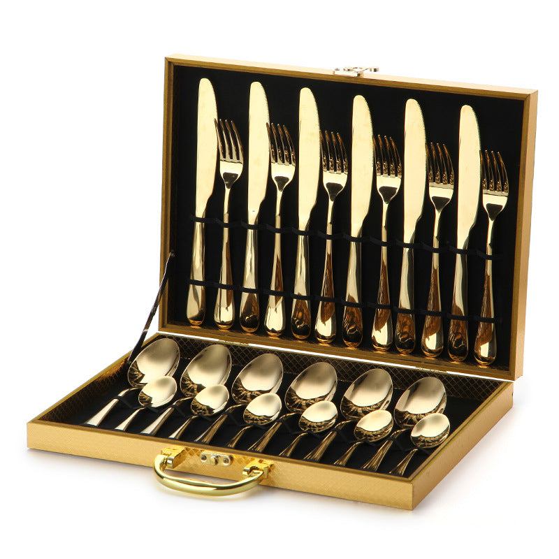 Golden Cutlery Set