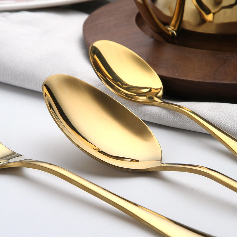 Golden Cutlery Set