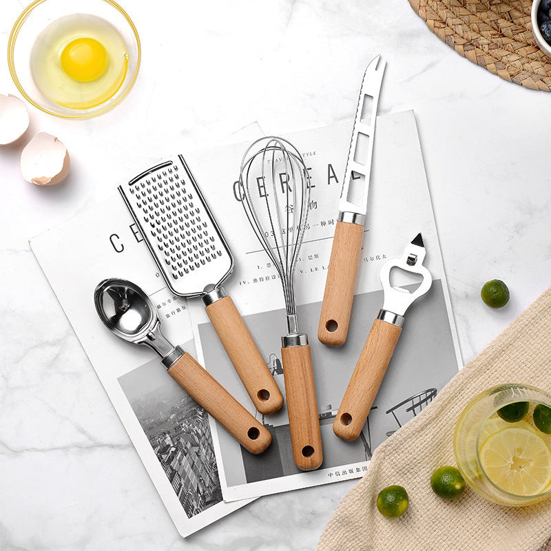 Kitchen Wooden Handle Gadget